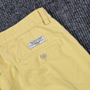 Polo Ralph Lauren Shorts Mens 33 Yellow Chino Prospect Short Summer Casual